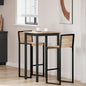 Mesa de Bar Natural 110 x 110 x 105 cm Madera de pino macizo
