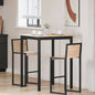 Mesa de Bar Natural 110 x 110 x 105 cm Madera de pino macizo