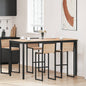 Mesa de Bar Natural 110 x 110 x 105 cm Madera de pino macizo