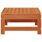 Reposapiés de Jardín Pino macizo Marrón Cera 62 x 62 x 32 cm