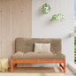 Solid Pine Garden Sofa Medium Brown Wax