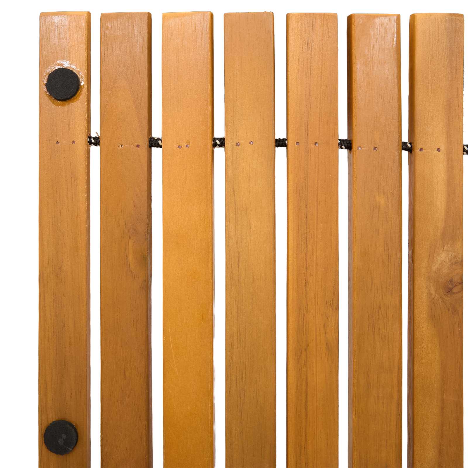 Alfombrilla de baño Marrón 100 x 60 cm Madera de Acacia Sólida