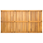 Alfombrilla de baño Liso Marrón 100 x 55 cm Madera