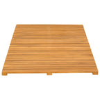 Alfombrilla de baño Liso Marrón 100 x 55 cm Madera