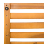Alfombrilla de baño Liso Marrón 100 x 53 x 2,5 cm Madera