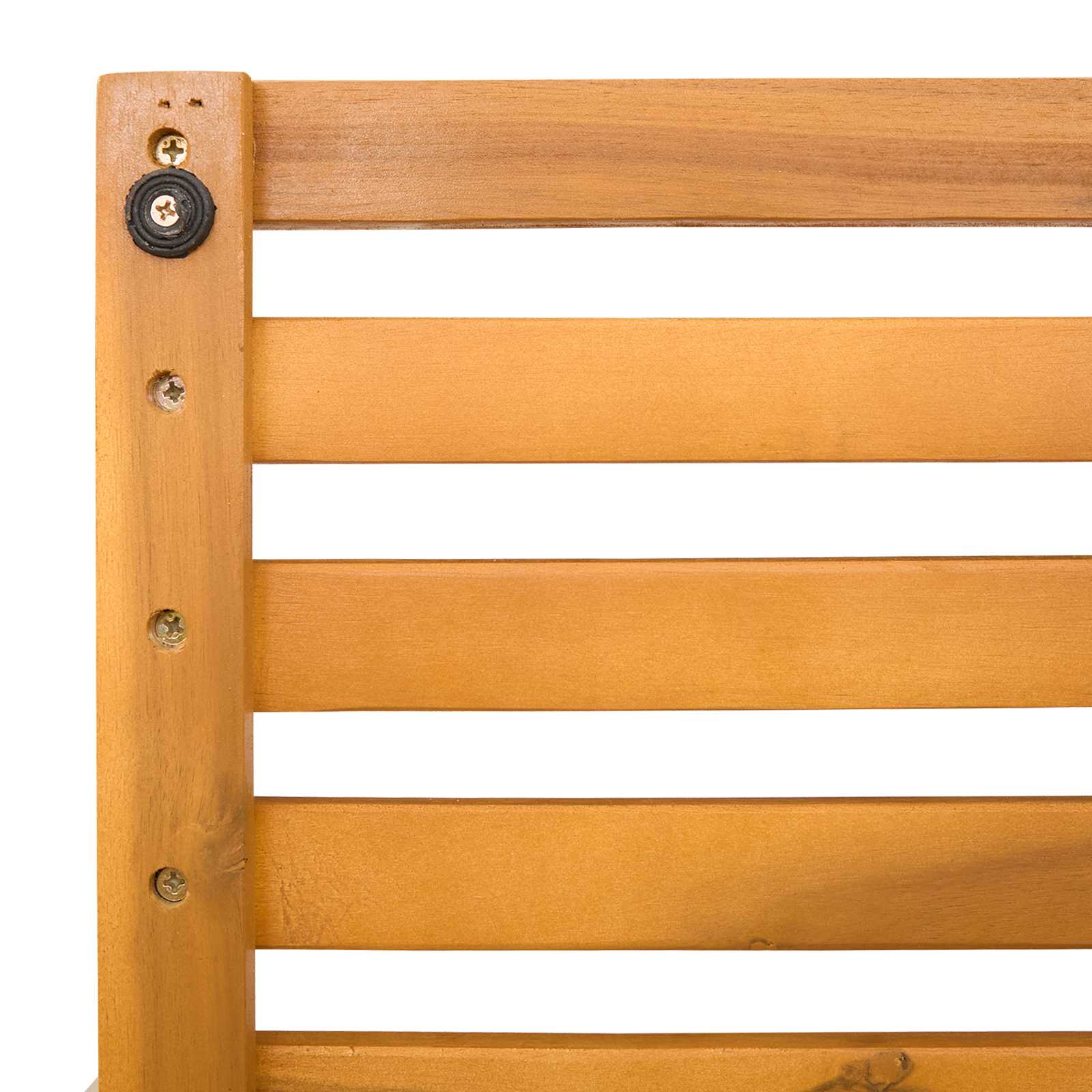 Alfombrilla de baño Liso Marrón 100 x 53 x 2,5 cm Madera