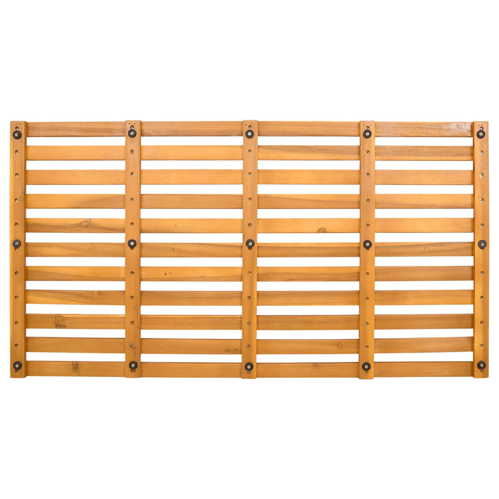 Alfombrilla de baño Liso Marrón 100 x 53 x 2,5 cm Madera