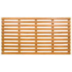 Alfombrilla de baño Liso Marrón 100 x 53 x 2,5 cm Madera