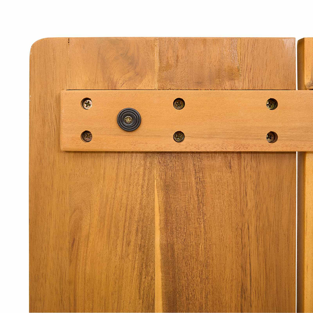 Alfombrilla de baño Liso Marrón 100 x 55 cm Madera