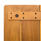 Alfombrilla de baño Liso Marrón 100 x 55 cm Madera