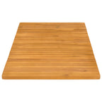 Alfombrilla de baño Liso Marrón 100 x 55 cm Madera