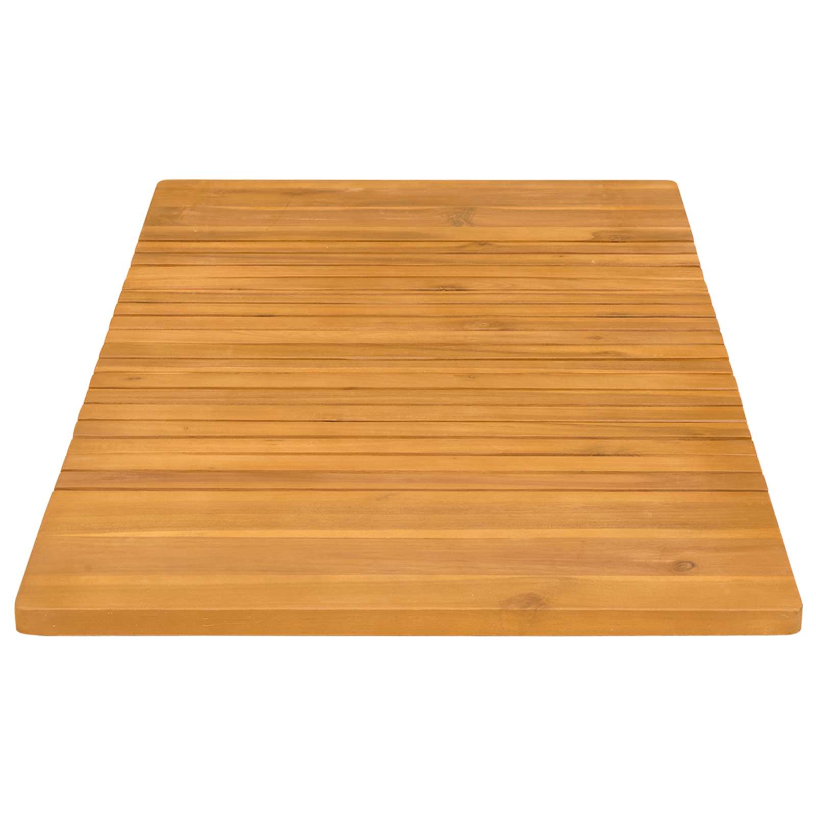 Alfombrilla de baño Liso Marrón 100 x 55 cm Madera
