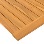 Alfombrilla de baño Liso Marrón 100 x 55 cm Madera