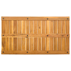 Alfombrilla de baño Liso Marrón 100 x 55 cm Madera