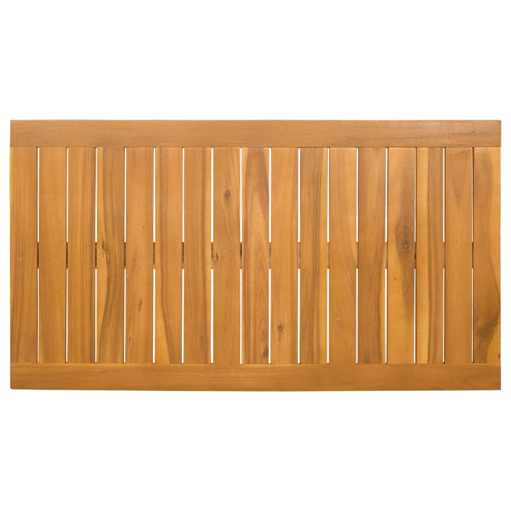 Alfombrilla de baño Liso Marrón 100 x 55 cm Madera