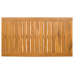 Alfombrilla de baño Liso Marrón 100 x 55 cm Madera