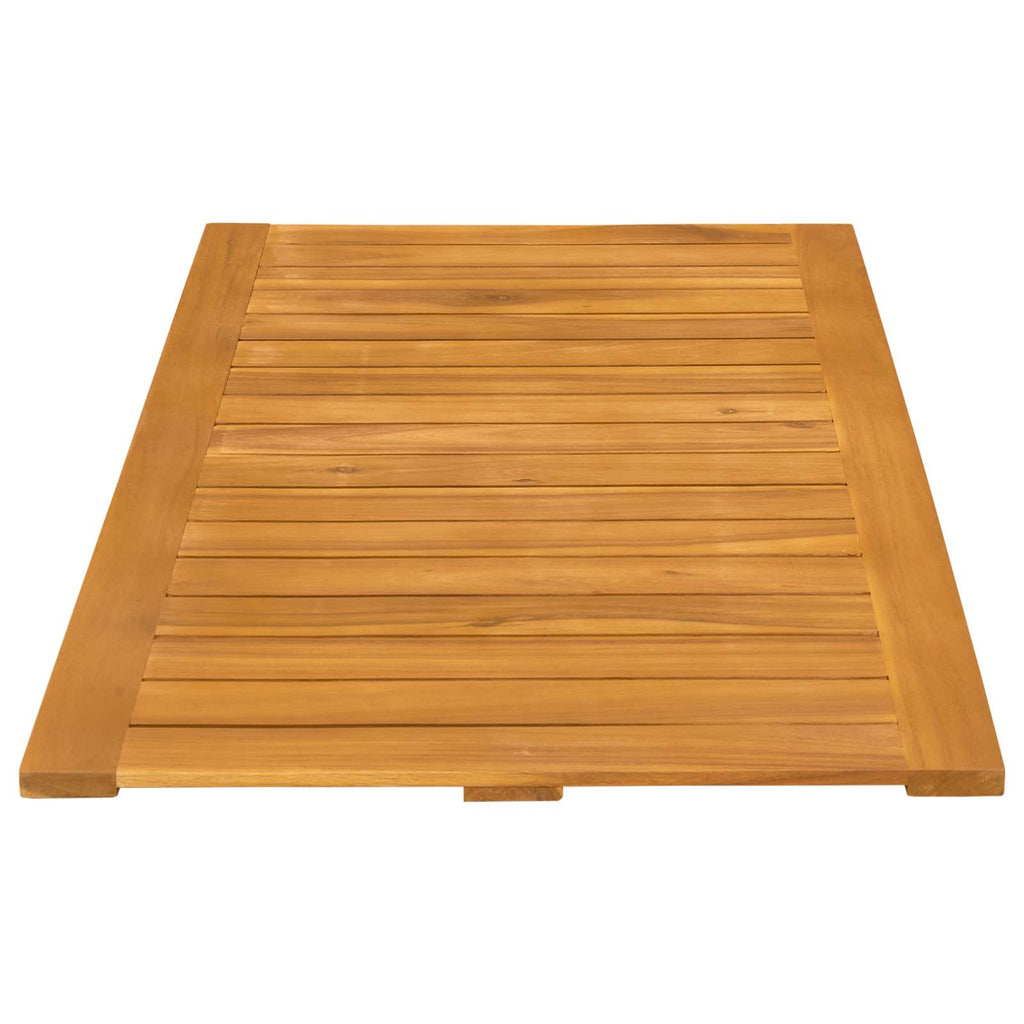 Alfombrilla de baño Liso Marrón 100 x 55 cm Madera