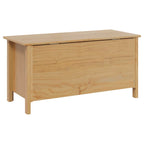 Caja de Almacenamiento HILL Marrón miel 90 x 40 x 45 cm