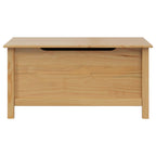 Caja de Almacenamiento HILL Marrón miel 90 x 40 x 45 cm