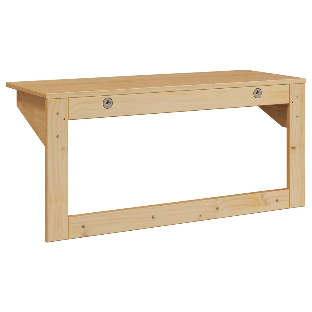 Perchero HILL Marrón miel 90 x 35 x 41.5 cm Pino macizo