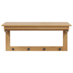 Perchero HILL Marrón miel 90 x 35 x 41.5 cm Pino macizo