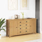 Sideboard HILL Honey brown 154 x 40 x 80 cm Solid pine