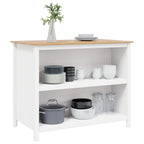 Islas de Cocina HILL 112 x 66 x 90 cm Pino macizo