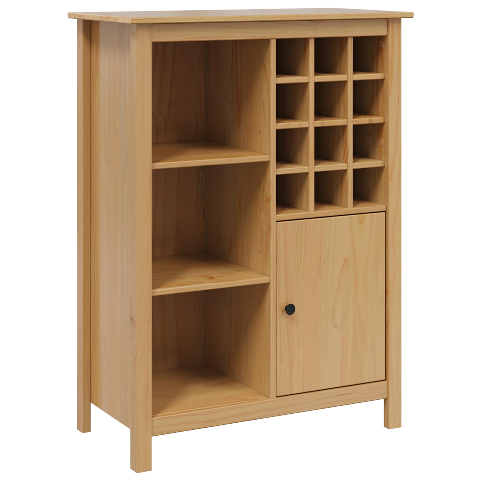 Armario para Vinos HILL Marrón miel 79.5 x 40 x 107.5 cm