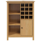 Armario para Vinos HILL Marrón miel 79.5 x 40 x 107.5 cm