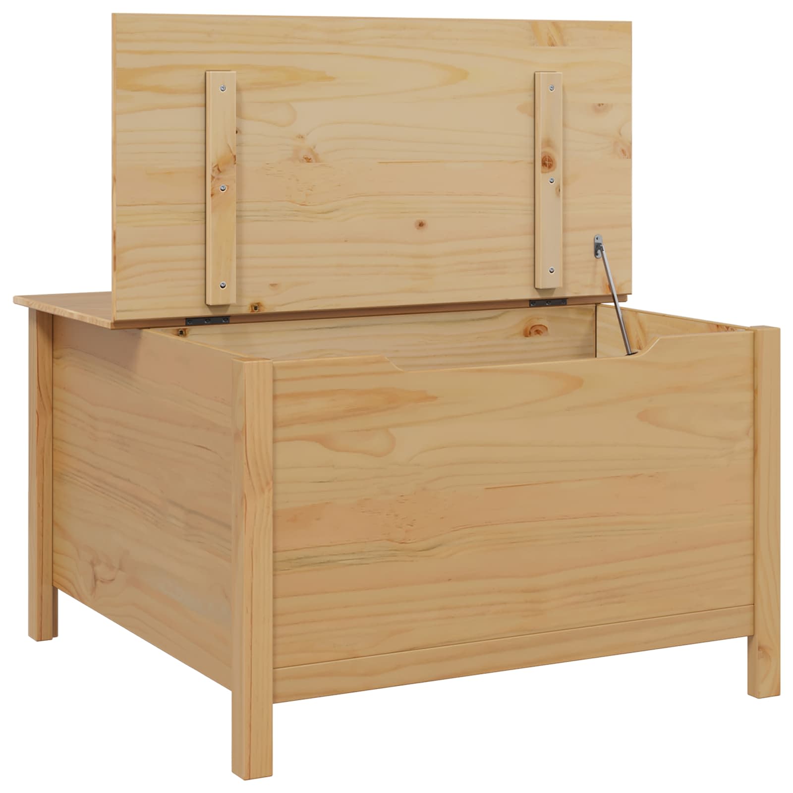 Mesa de Café con cajón HILL Marrón miel 79.5 x 79.5 x 49 cm
