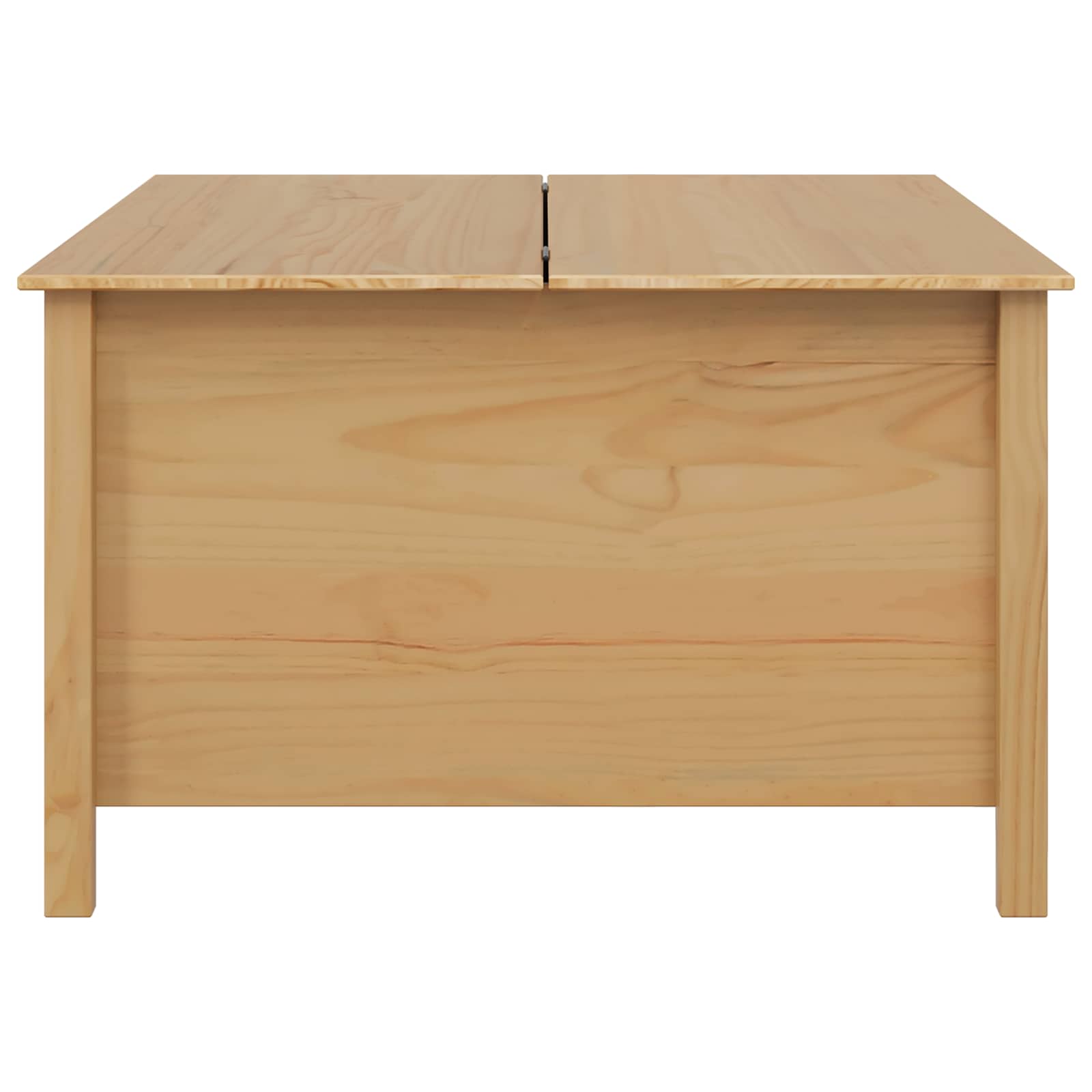Mesa de Café con cajón HILL Marrón miel 79.5 x 79.5 x 49 cm