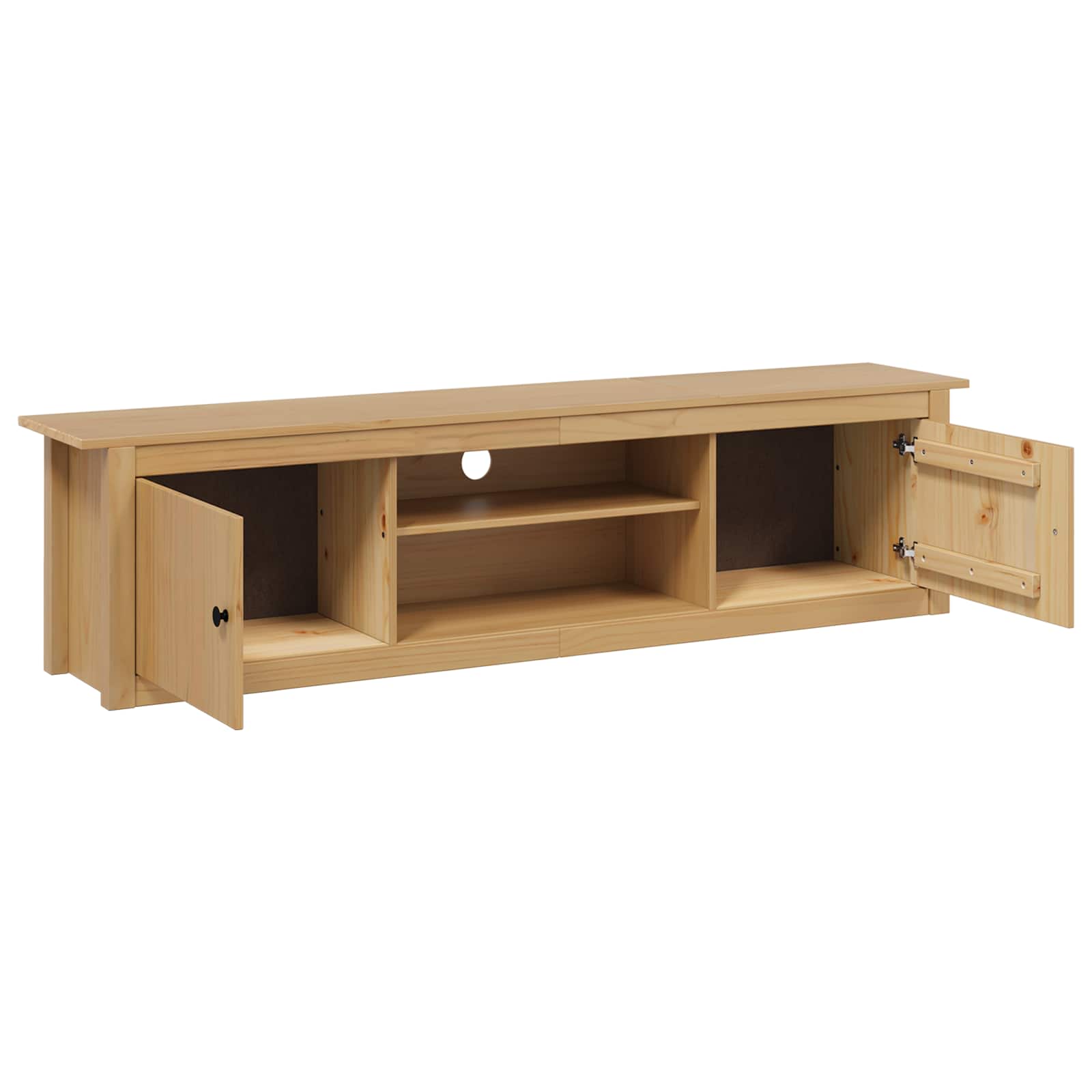 Soporte para TV HILL Marrón miel 158 x 40 x 39.5 cm Pino macizo