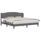 Estructura de cama Gris oscuro 180 x 200 cm Terciopelo