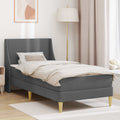 Estructura de cama con colchón con cabecera Poliéster