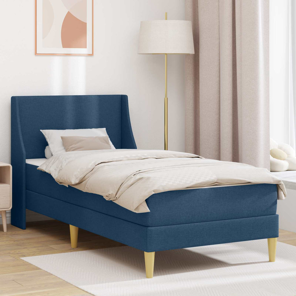 Estructura de cama con colchón con cabecera Poliéster