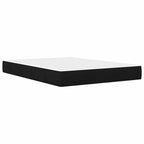 Estructura de cama con colchón Negro 120 x 190 cm Poliéster