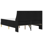 Estructura de cama con colchón Negro 120 x 190 cm Poliéster