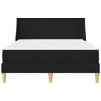Estructura de cama con colchón Negro 120 x 190 cm Poliéster