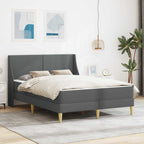 Estructura de cama con colchón con cabecera Poliéster