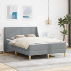 Estructura de cama con colchón con cabecera Poliéster
