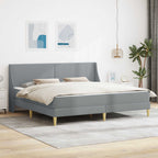 Estructura de cama con colchón con cabecera Poliéster