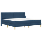 Estructura de cama con colchón Azul 180 x 200 cm Poliéster