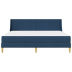 Estructura de cama con colchón Azul 180 x 200 cm Poliéster