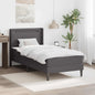 Estrutura de cama com colchão Cinzento 120 x 200 cm