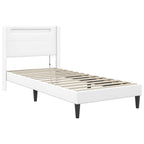 Estructura de cama con colchón Blanco 100 x 200 cm