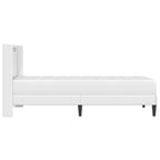 Estructura de cama con colchón Blanco 100 x 200 cm