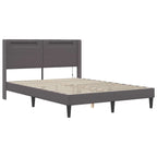 Estructura de cama con colchón Gris 120 x 200 cm