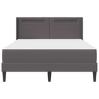 Estructura de cama con colchón Gris 120 x 200 cm