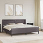 Estrutura de cama com colchão Cinzento 120 x 200 cm