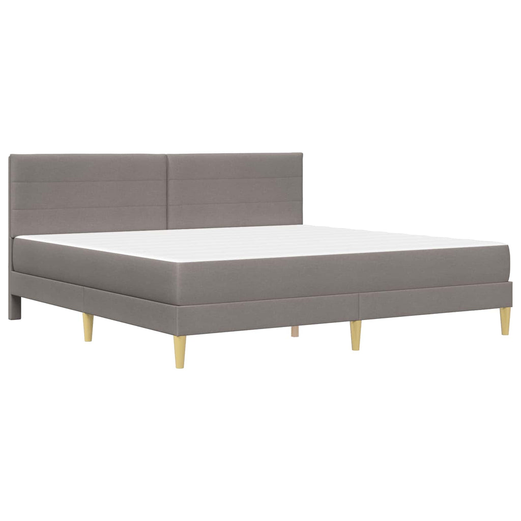 Estructura de cama 200 x 200 cm Taupé